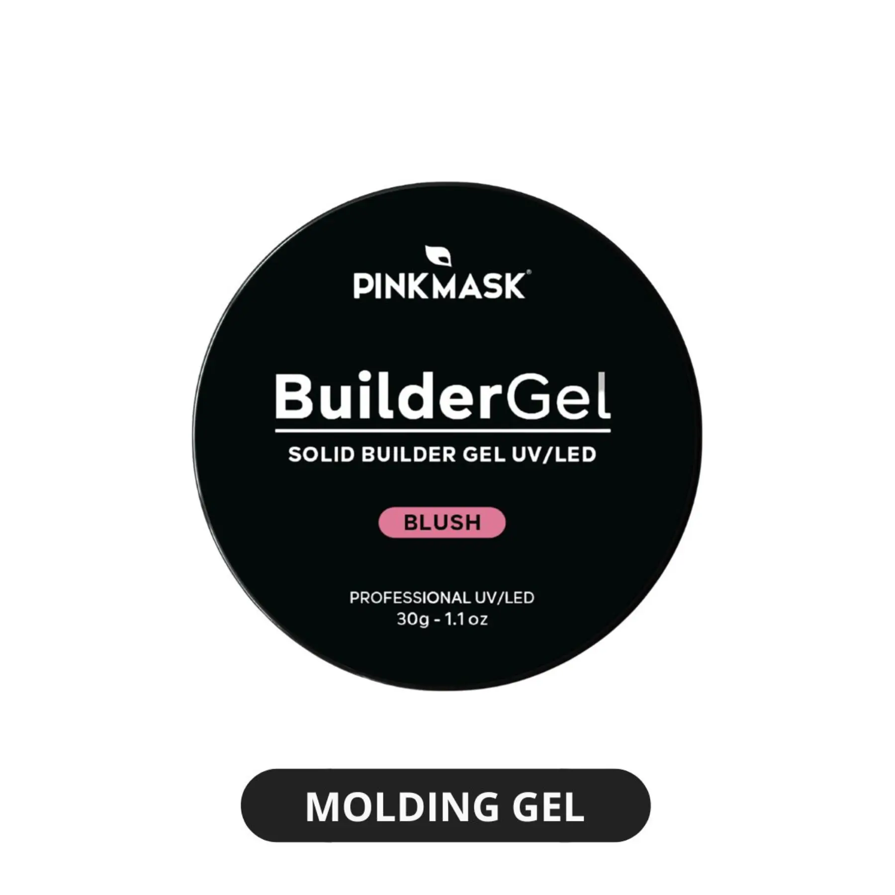 Solid Molding Gel Cosmetic Nail Polish, Translucent Nail Art Product with Durable, Long-Lasting Formula and Applicator Brush