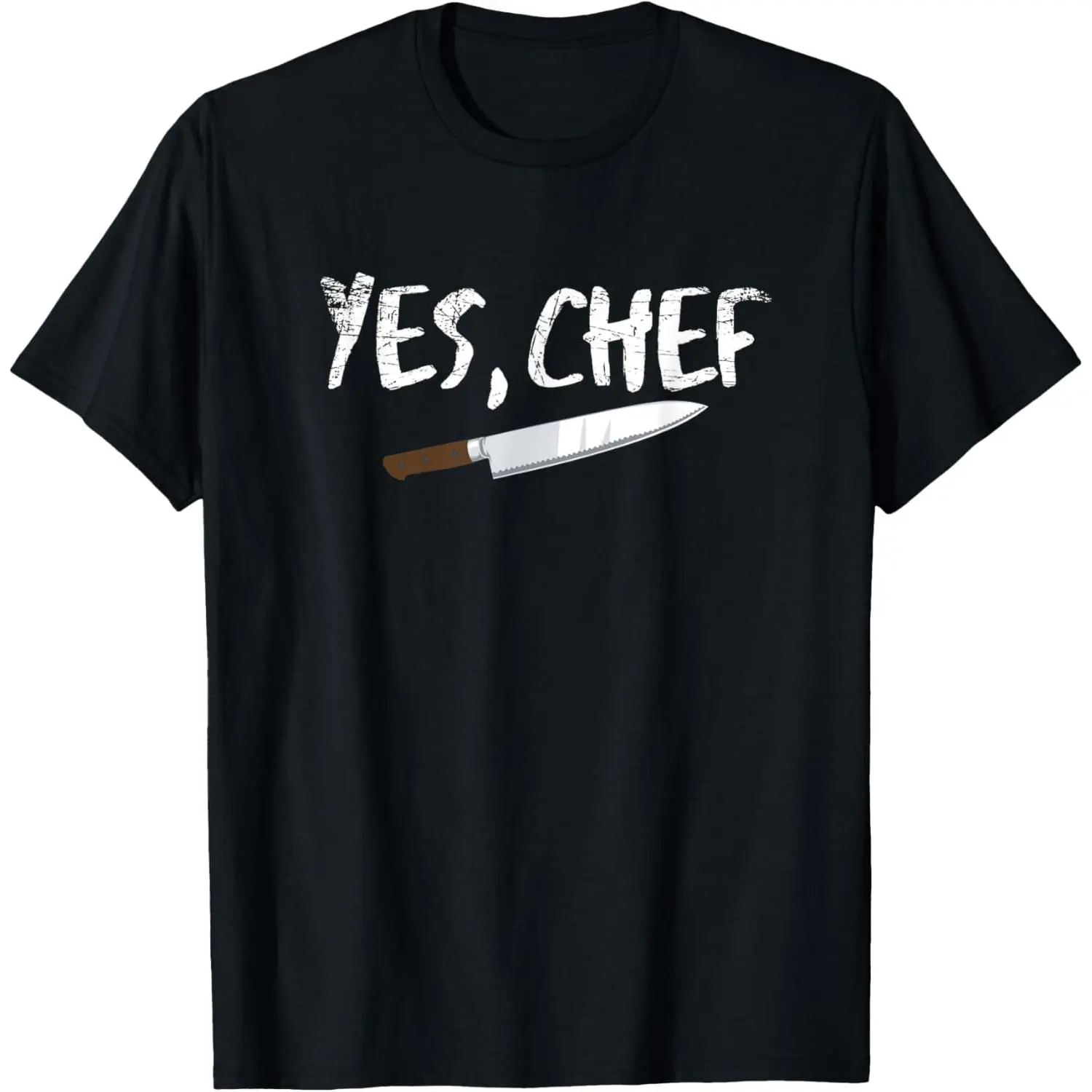 Yes Chef Funny Restaurant Kitchen Cooking T-Shirt,Made in USA