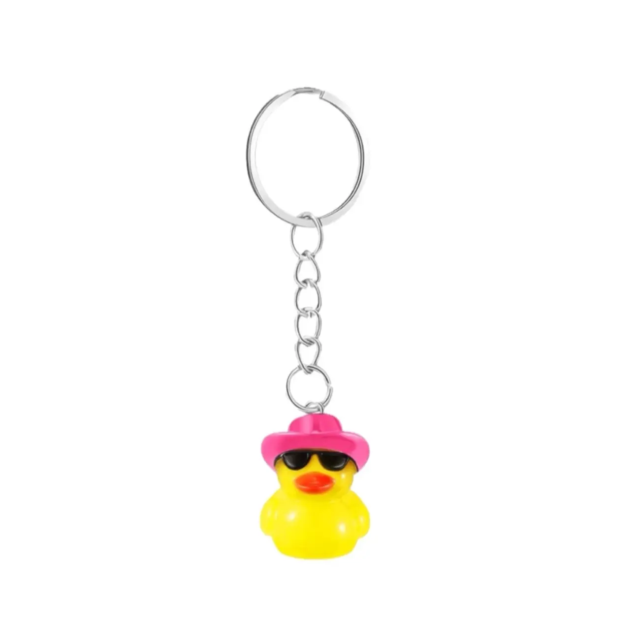 Duck with Hat and Sunglasses Keychain - Fashion Accessory