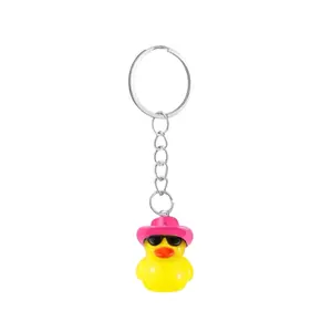 Duck with Hat and Sunglasses Keychain - Fashion Accessory