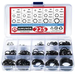 Aimunok Manganese Steel Axle Guard Set, Multiple Sizes, High Toughness, High Strength, Automotive Axle Guards, Car Accessories，Retaining Ring，Shaft Circlip，External Circlip，Heavy Duty，Spring Clip