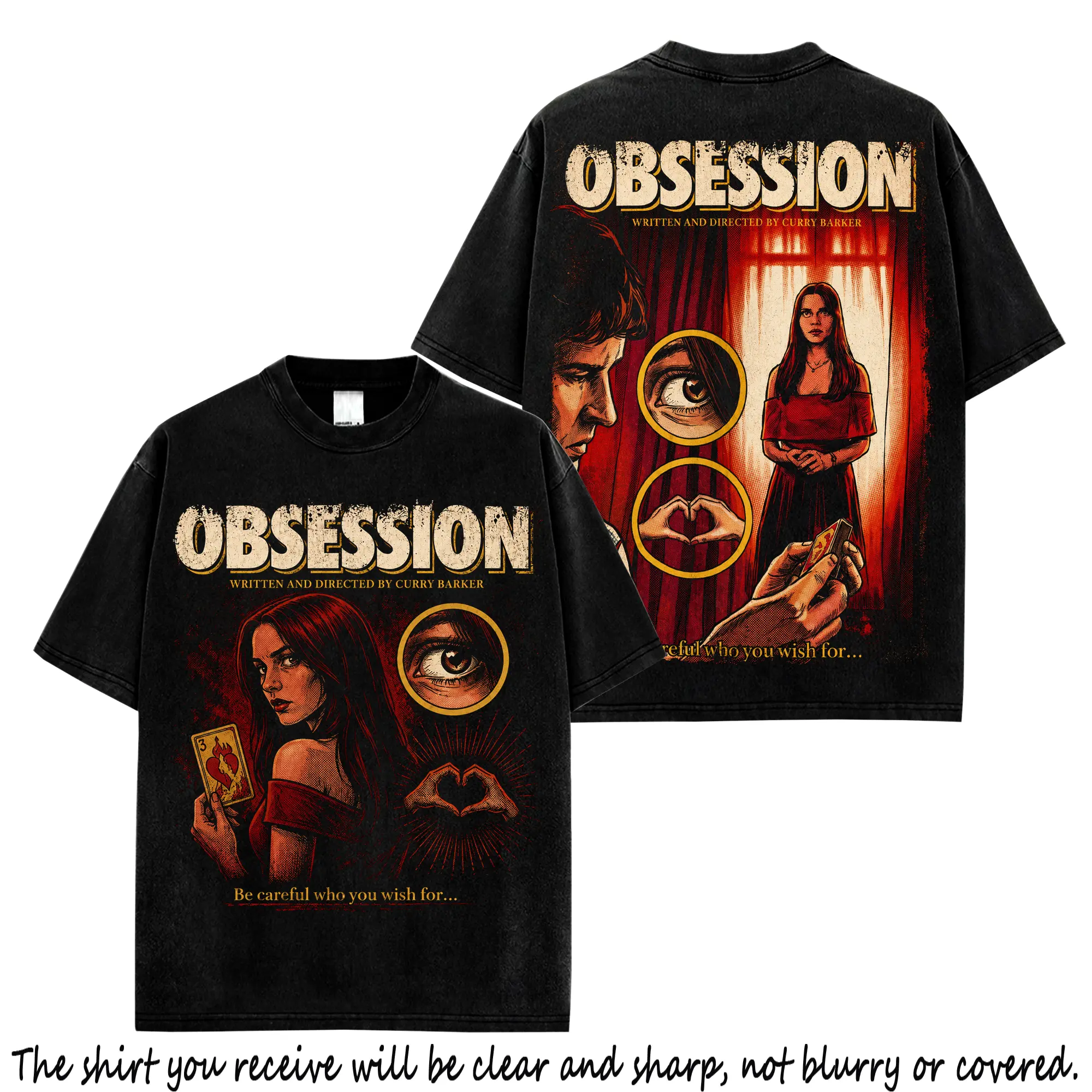 Obsession Movie Shirt, Obsession 2026 Horror Movie Tee, Viral TikTok Thriller Film T-Shirt, Psychological Horror Graphic Tee, Movie Fan Gift