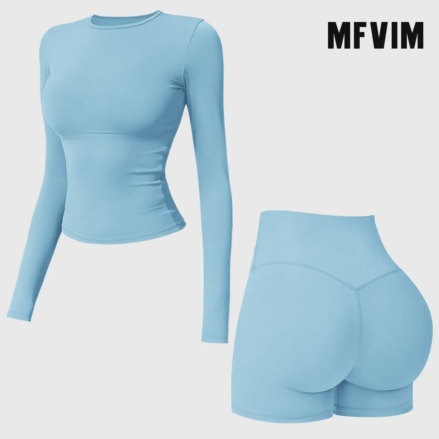 Long & Short Set - Sky Blue