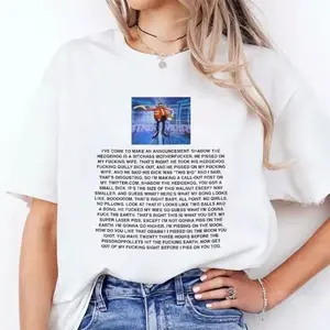 Dr Eggman Shadow The Hedgehog Is A Bitchass Motherfu*ker T Shirt