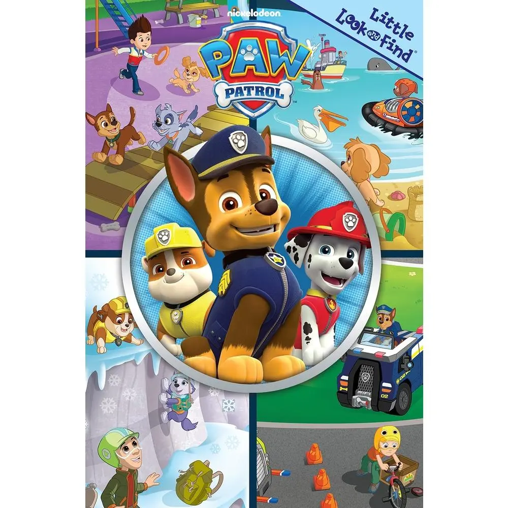USED Book - Nickelodeon Paw Patrol: Little Look and Find by Pi Kids (Hardcover) - english