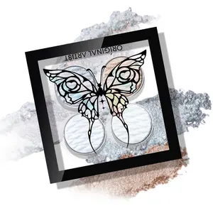 Gradient Butterfly Highlighter Chameleon Eyeshadow, Shimmer Powder, Single Pack, No Flammable Aerosol Ingredients