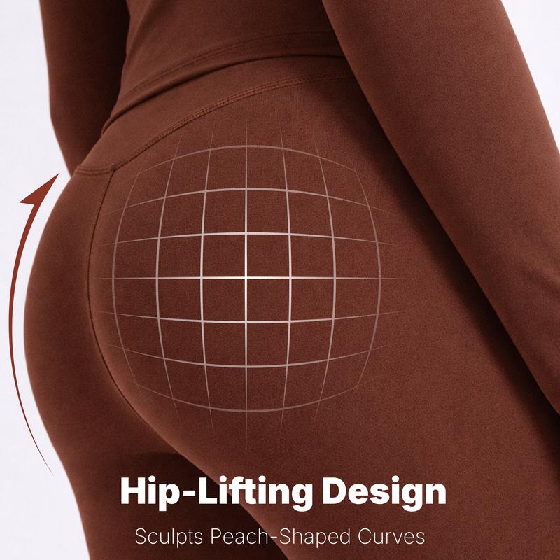 CKG Soft High-Waisted Yoga Leggings for Women with Tummy Control Side Pockets AirFlow Fit No Front Crotch Comfortable Functional