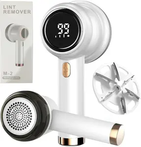 Rechargeable Fabric Shaver Electric Lint Remover with LEDDisplay and Large Capacity Container 3, Settings ControlShaver Easy-to-Grip Handle High-End Color Matching,Efficient Sweater and Lint Shaver for Clothes tiktokshopspringglowup