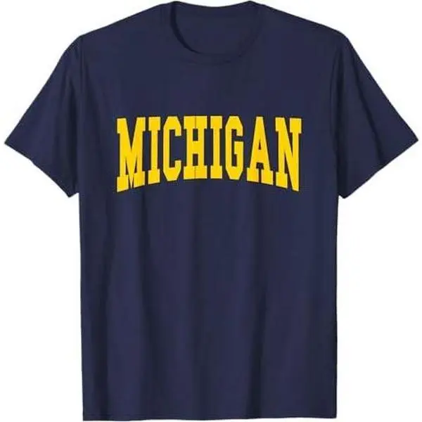 MICHIGAN - Throwback Design - Classic T-Shirt