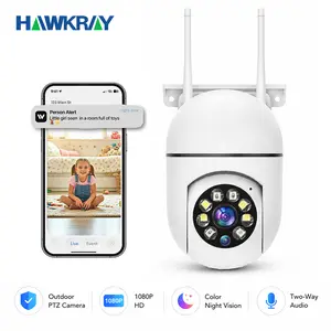 Hawkray Plug-in WiFi Security Camera - CCTV Camera for Home, Supports Mobile Remote View, Motion Alerts, Indoor Wireless Surveillance