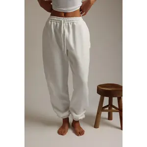 Jogger Fit Sweatpants - White