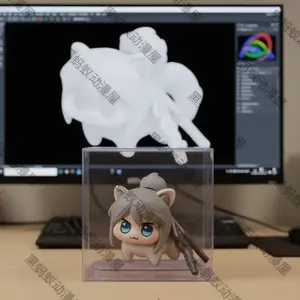 NEW VALORANT Jett Doro Action Figures Q Version Pvc Anime Model Figures Kawaii Cartoon Cute Desktop Decoration Toy Doll Gift