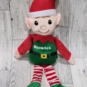 christmas elf, personalized holiday decoration