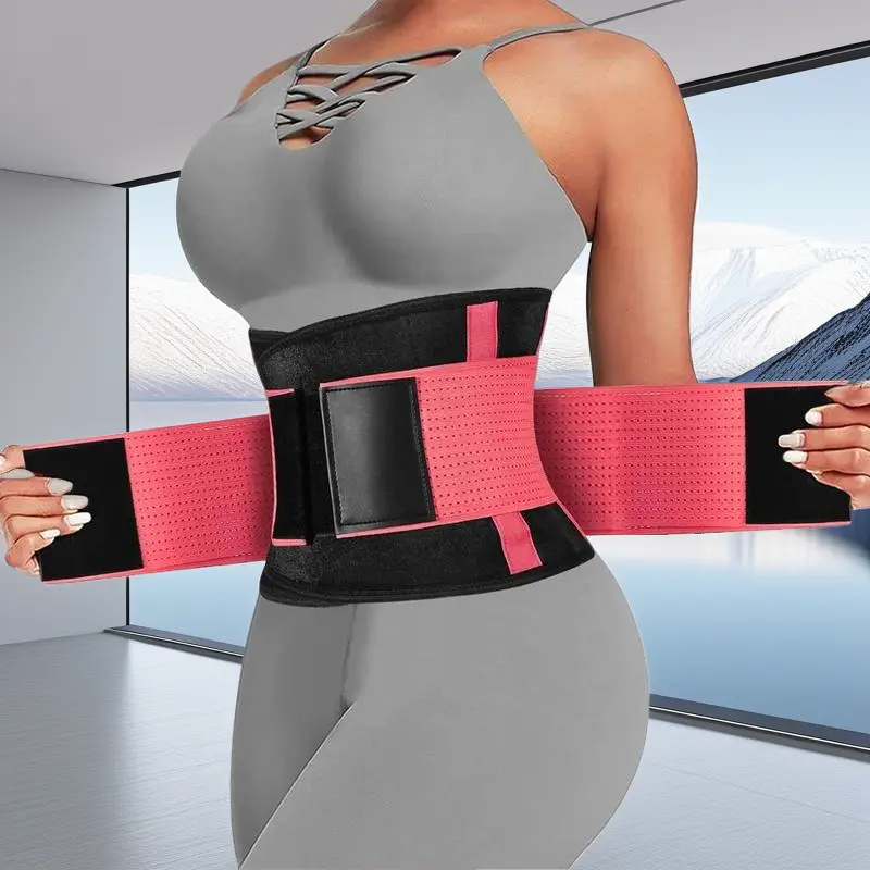 Breathable Lumbar Support Belt Lower Back Brace Pain Relief Waist Support for Men Women Herniated Disc Care