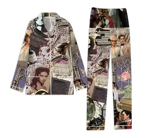 Vampire Diaries Family Matching Pajamas, Kid & Adult Sleepwear, Halloween Xmas Gift for Book Lovers