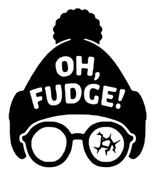 A Christmas Story, Oh, Fudge! Vinyl Decal/Sticker, Permanent Vinyl, For Windows, Mirrors, Cups, Cars, Any Smooth, Shiny Surface, Decoration