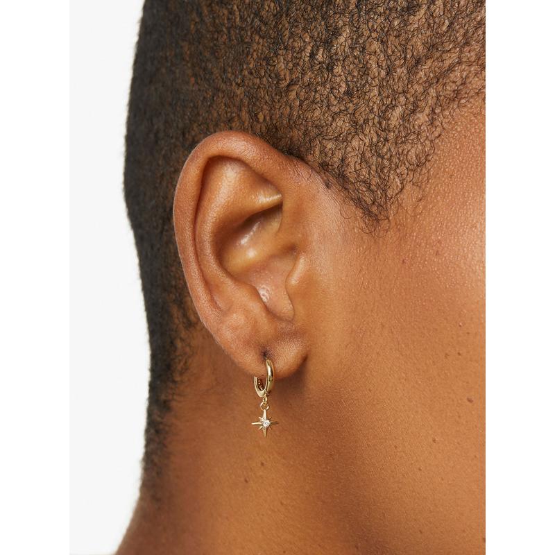 Star Hoop Earrings - Oshi