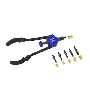 Astro Pneumatic Tool XL Hand Riveter Kit for Nut & Thread Setting, Quick-Change Design, Metric Sizes, Hand Tools for Cycling & Outdoor Recreation