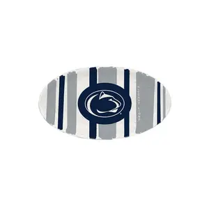 Penn State Melamine Stripe Oval Platter