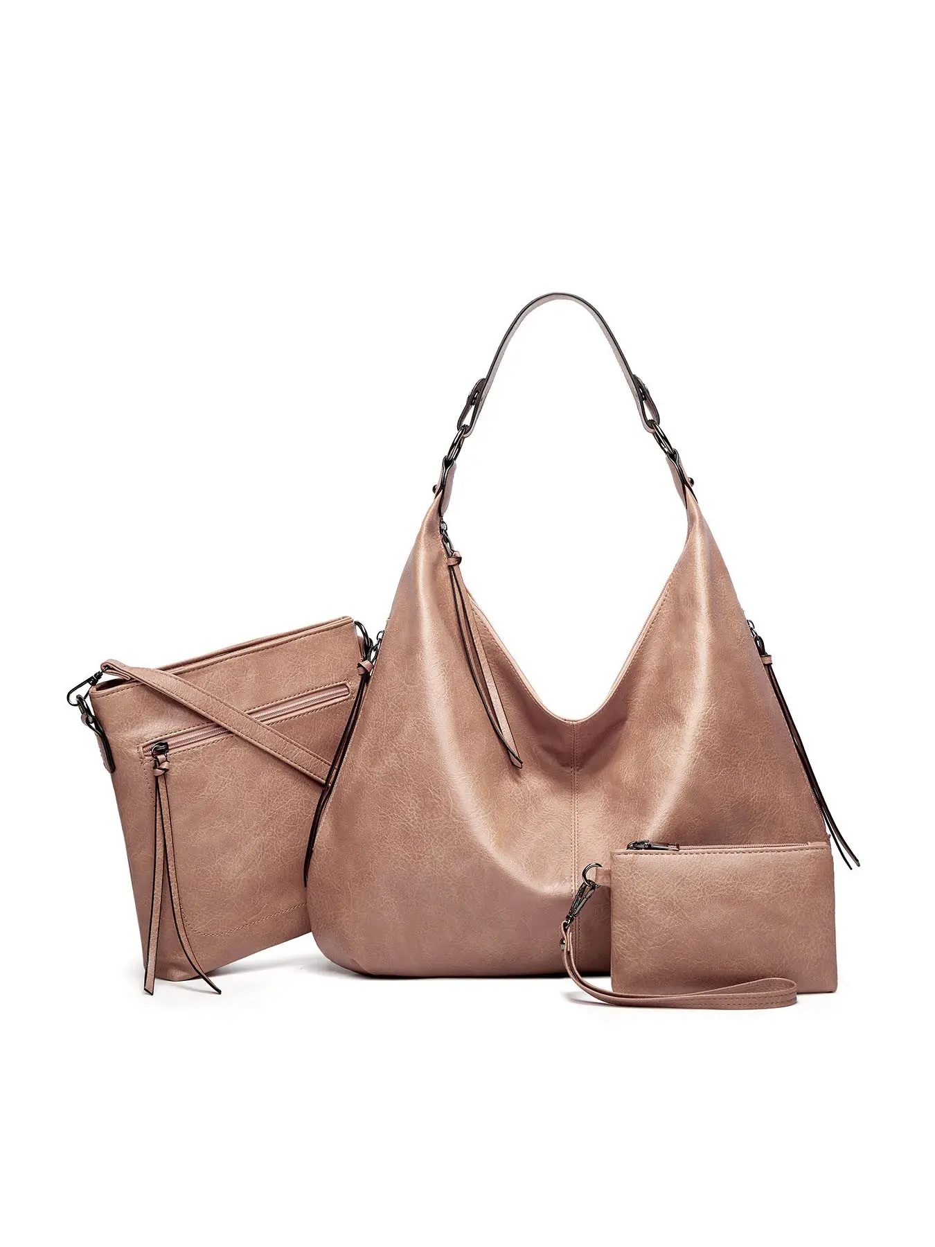 New trendy and stylish large capacity multifunctional versatile crossbody tote bag women's bag three piece set suitable for daily shopping and friend gatherings Crossbody Shoulder Bag