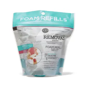 ASP Soak-Off Gel Nail Polish Foam Pad Refills, Manicure Tool Replacements for Nail Care