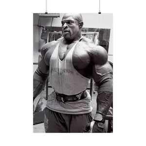Ronnie Coleman Rare Vintage Behind the Scenes Jacked af Poster
