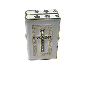 Elegant Bible Style Decor with Cross Design