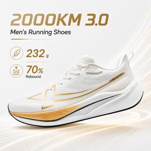 XTEP 2000km 3.0/5.0/5.0 Pro Men's Pro Running Shoes | Breathable Training Sneakers for Jogging & Marathon, ACE Midsole Comfort