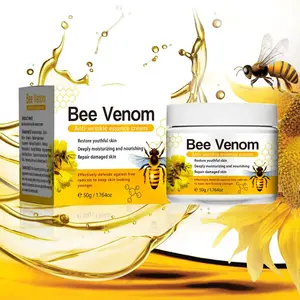 Bee Venom Facial Cream Neck Cream, Lifting Brightening Moisturizer, Hydrating Moisturizing Facial Lotion for Dry Skin for Women & Men, Christmas Gift