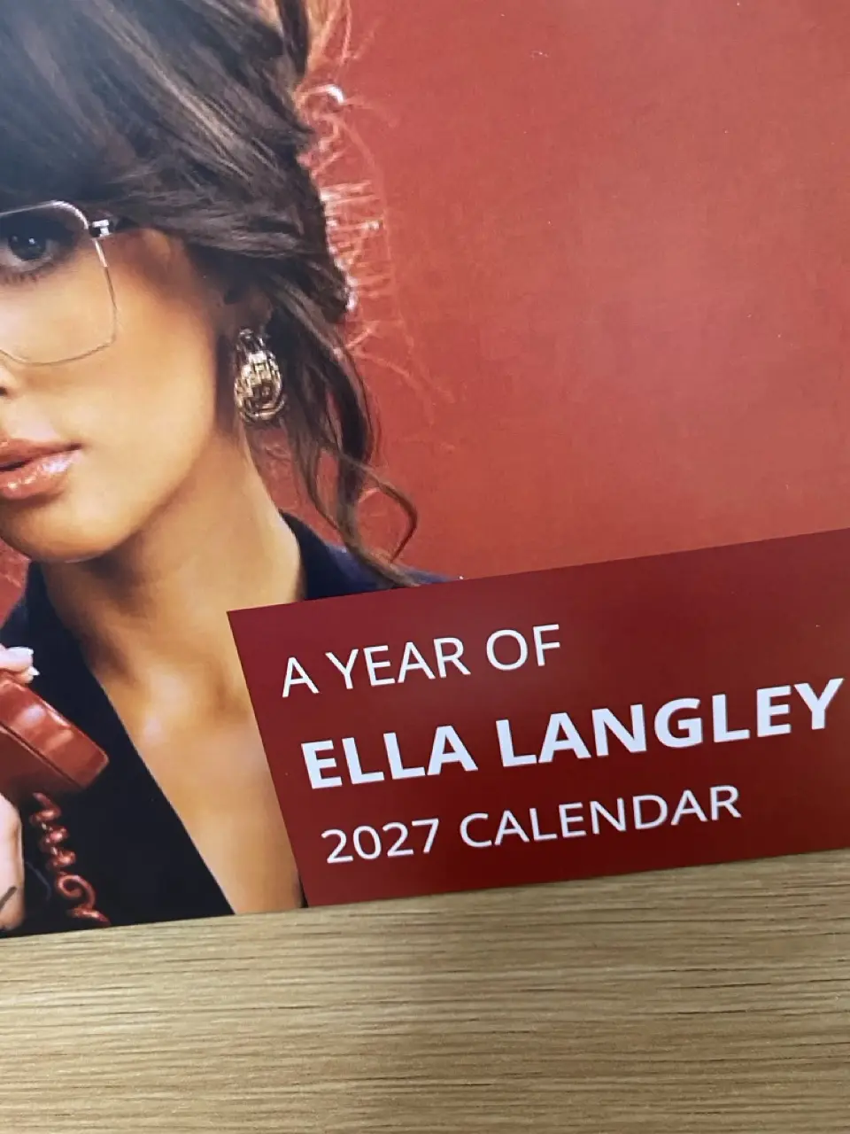 Ella New Version Calendar 2027 | Langley Wall Calendar | Girls Gift | Fan Decor | Cute Desk Calendar