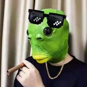 Halloween Mermaid Headpiece Mask, Animal Themed Costume Accessory, Perfect for Halloween Parties & Cosplay Events