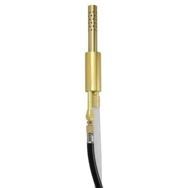 Aquascape 58101 Fire & Water Basalt Column Torch - Single Brass Unit, Simple Install, Long-Lasting, Fire Effect, Compatible with Aquascape Match-Lit Flame Control System (Gas & Water Tubing Included, Fish & Aquatic Lighting Pet Supplies)