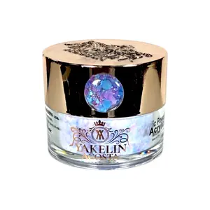 Luxury Glitter Mix Acrylic Powder – 9 Color Collection | Multi-Size Chunky Glitter, Iridescent Flakes, High Shine Nail Art 0.5 oz