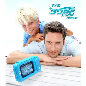Waterproof Speaker Case Amplifies Sound Clear Plastic Blue