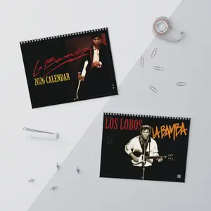 La Bamba 2026 Wall Calendar, Retro Ritchie Valens Movie Calendar, Classic 80s Film Artwork, Vintage Music Icon Wall Decor, Perfect Gift for Fans of Los Lobos & Latino Culture
