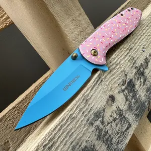 7.5" Outdoors Hunting Tactical EDC Everyday Pocket Knife, Camping Gear Folding Knife, Survival Tool Accessories, Style And Functionality For Holiday Day Gift, Birthday Gift, Christmas Gift