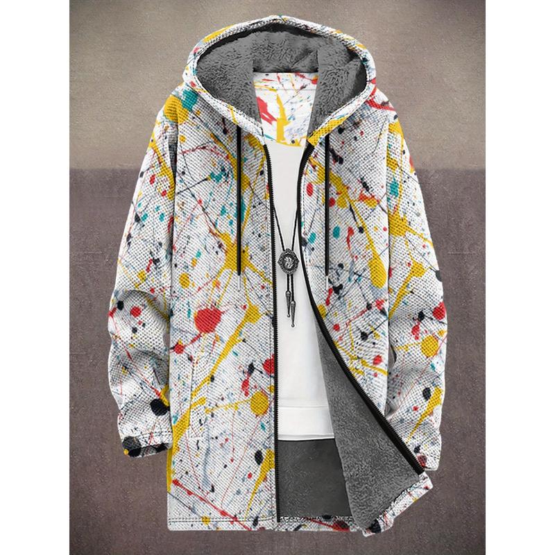 Brand Bdhjydb Heavy-Duty -Lined Camouflage Jacket - Double-Layer Winter Coat with Hood, Full-Zip Front & Drawstring Hood, Loose-Fit Outdoor/Urban Windbreaker (Green/Brown/Beige) - Machine Washable -Like Warmth for, PLUS SIZE