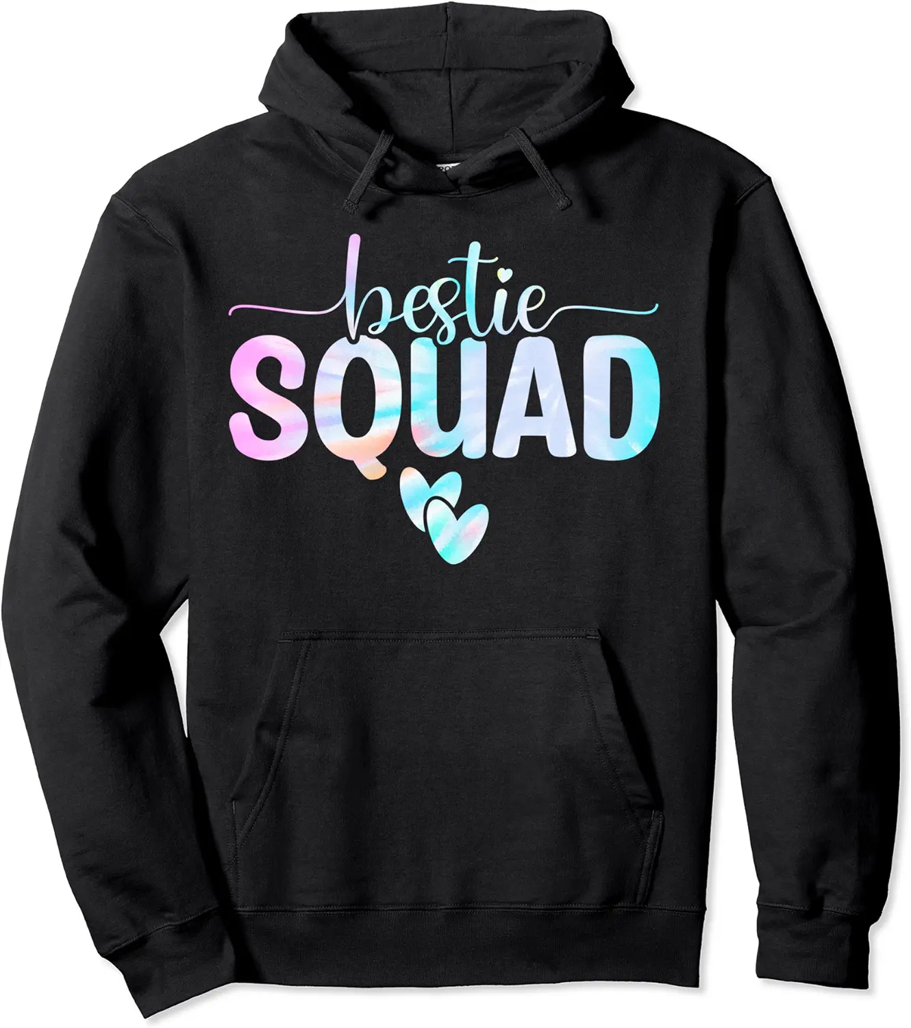 Best Friend For 2 Matching Squad Tie Dye Besties BFF Outfits Pullover Hoodie - Elizabethmc Shop 80B0CKF9MYTZ