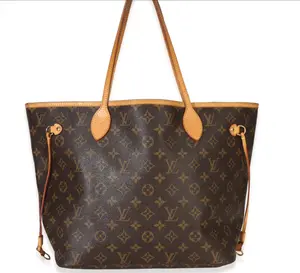 Pre-owned Louis Vuitton Canvas Tote Bags Monogram Neverfull MM
