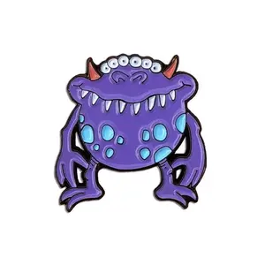 Purple Monster Pin