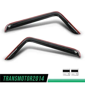 Fits 1984-2008 Kenworth C500 W900 T800 Window Rain Guard Visors Vent Deflectors