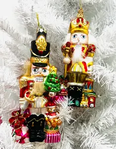Nutcracker Ornament Duo