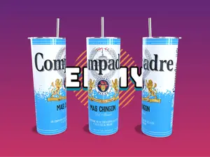20 oz Tumbler Modelo Compadre mas Chingon