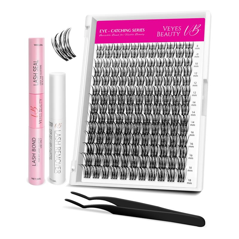 VEYESBEAUTY VB-Flutter Cluster Lashes 100% Handcrafted Ultra-thin ...