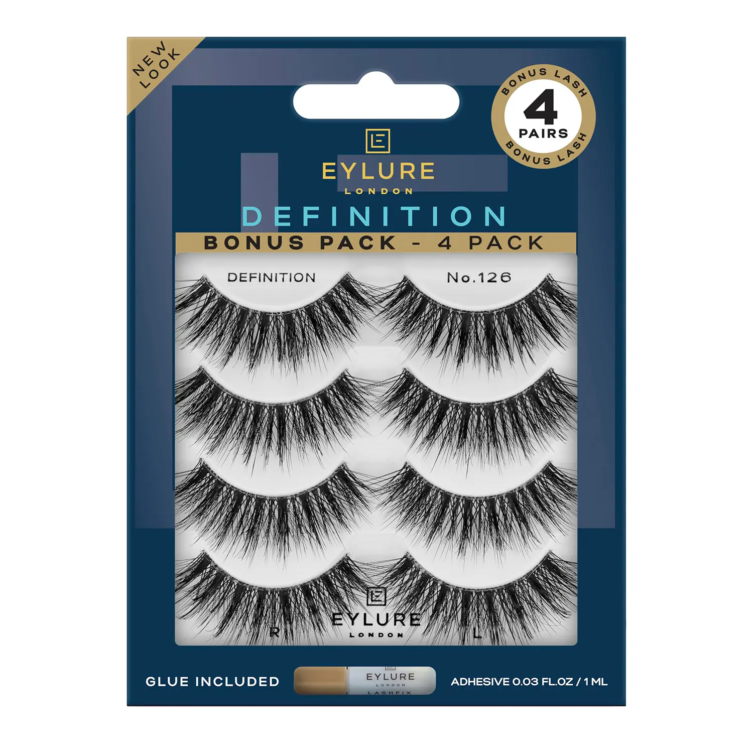 Eylure London Definition 3 Pairs No.126