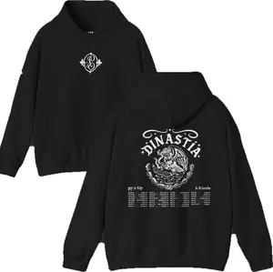Dinastia Eagle Emblem Hoodie, Dinastia Tour 2026 Merch, Peso Merch