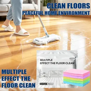 100 PCS Multiple Effect Floor Cleaning Tablets – Multi-Surface Floor Cleaner for Hardwood, Tile, Laminate, Vinyl & RV Floors – Antibacterial Deodorizing Cleaning Tablets for Mop, Floor Maintenance, Odor Removal & Household Deep Cleaning