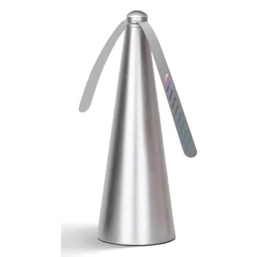 Bug Fan Fly Chemical-Free Fly Shoo with Holographic Soft Blades, Battery Powered, Ideal for Bug A Salt, Fly Fans for Tables and Outdoor Games - (Batteries Not Included) Upromax (Silver)