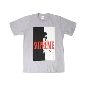 Supreme Men's Scarface Split Tee Heather Grey, from StockX