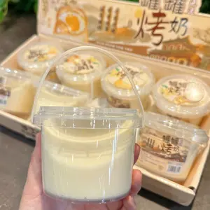 1pc - Comfortable Soft Squishy can baking milk foam mud, decompression foam glue non stick hand slime crystal foam mud